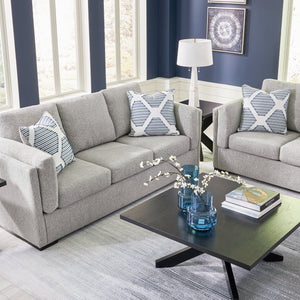 Evansley Pewter Living Room Set