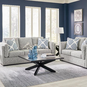 Evansley Pewter Living Room Set