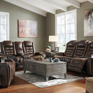 Game Zone Bark Power Reclining Living Room Set