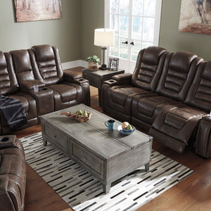 Game Zone Bark Power Reclining Living Room Set