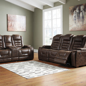 Game Zone Bark Power Reclining Living Room Set