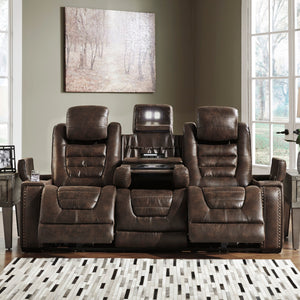 Game Zone Bark Power Reclining Living Room Set