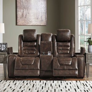 Game Zone Bark Power Reclining Living Room Set