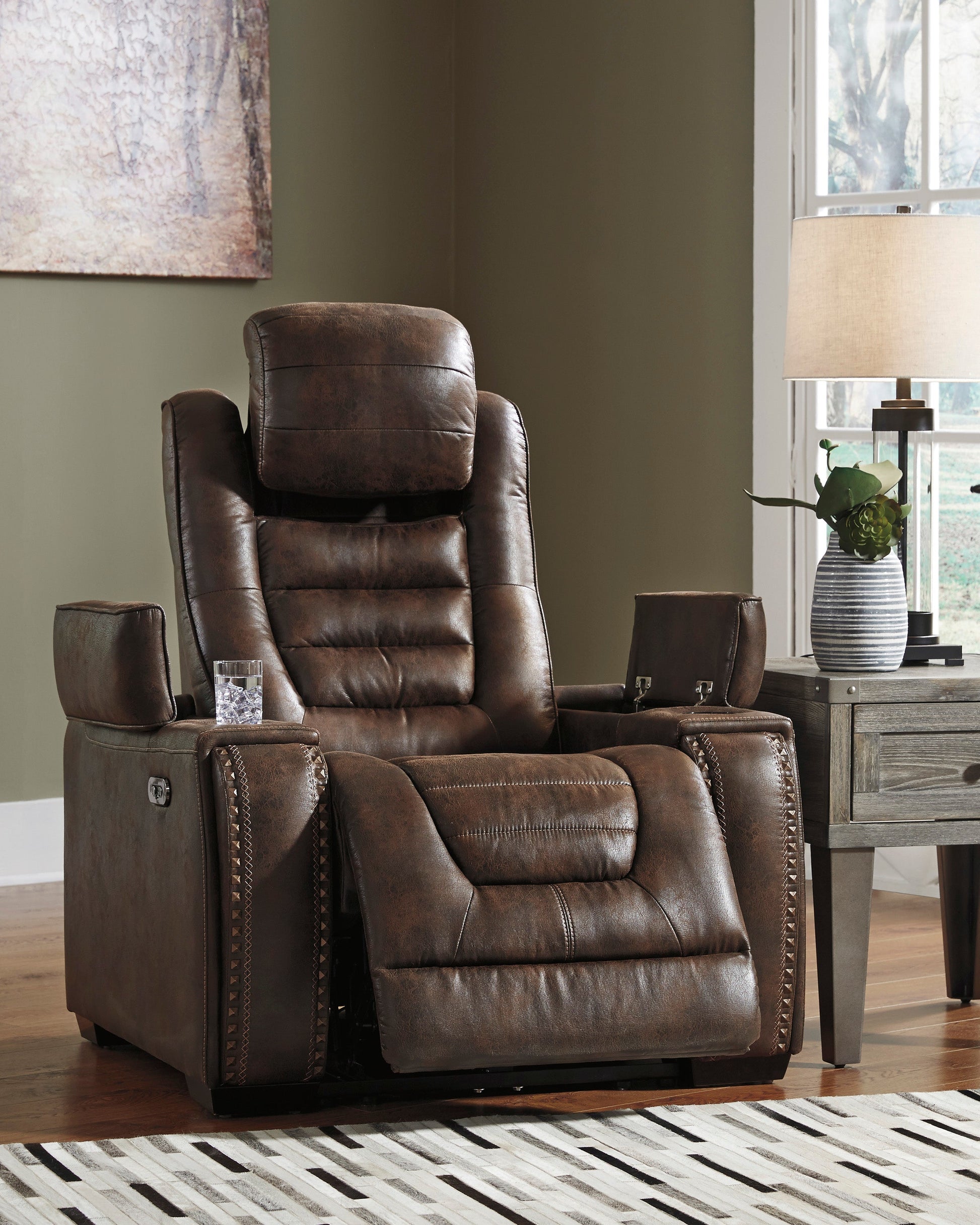 Game Zone Bark Power Reclining Living Room Set