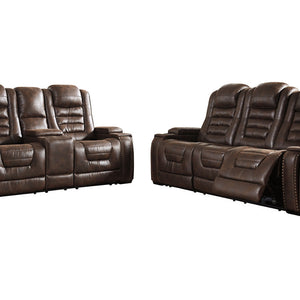 Game Zone Bark Power Reclining Loveseat with Console