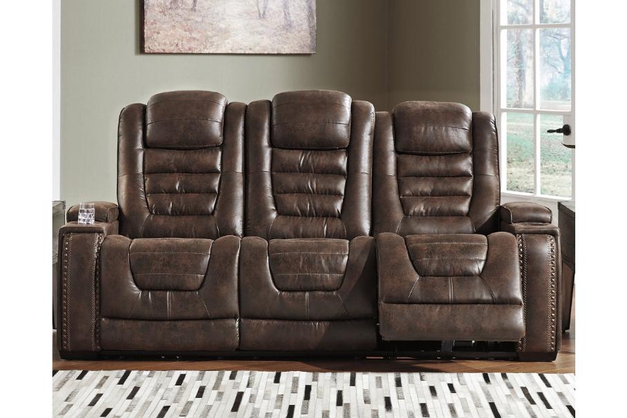 Game Zone Bark Power Reclining Sofa