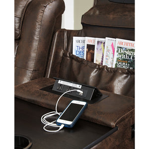 Game Zone Bark Power Reclining Sofa