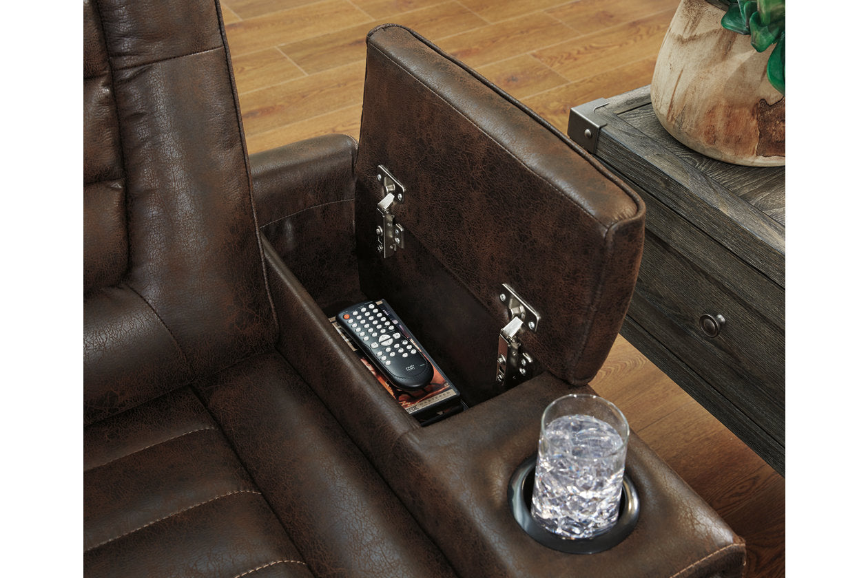 Game Zone Bark Power Reclining Sofa