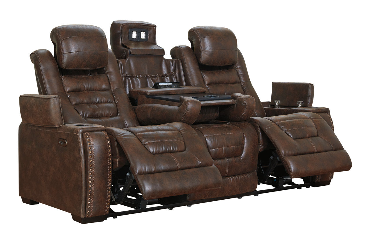 Game Zone Bark Power Reclining Sofa