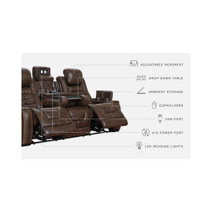 Game Zone Bark Power Reclining Sofa