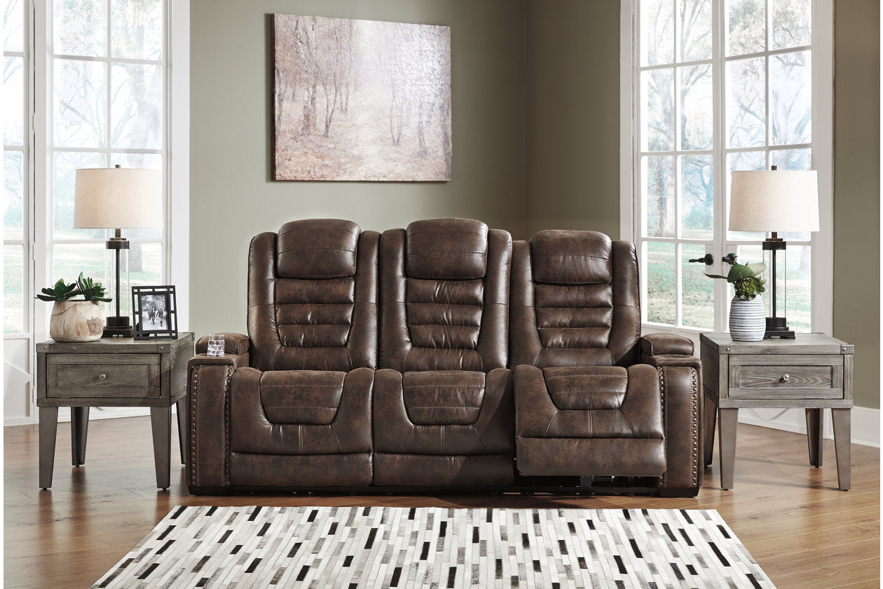 Game Zone Bark Power Reclining Sofa