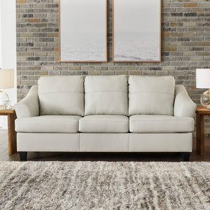 Genoa Coconut Leather Living Room Set