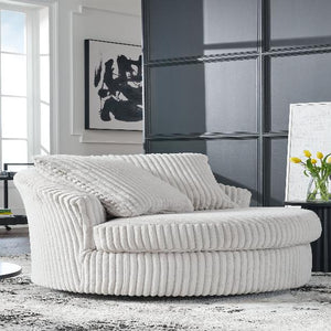 Gramwell Alloy Oversized Swivel Accent Chair