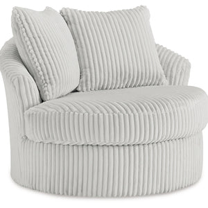 Gramwell Alloy Oversized Swivel Accent Chair