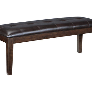 Haddigan Dark Brown Dining Bench