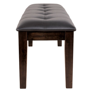 Haddigan Dark Brown Dining Bench