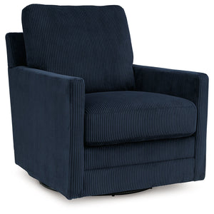 Icaman Navy Swivel Chair