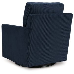 Icaman Navy Swivel Chair