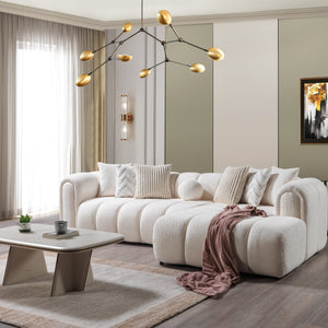 Lis Ivory Boucle RAF Sectional