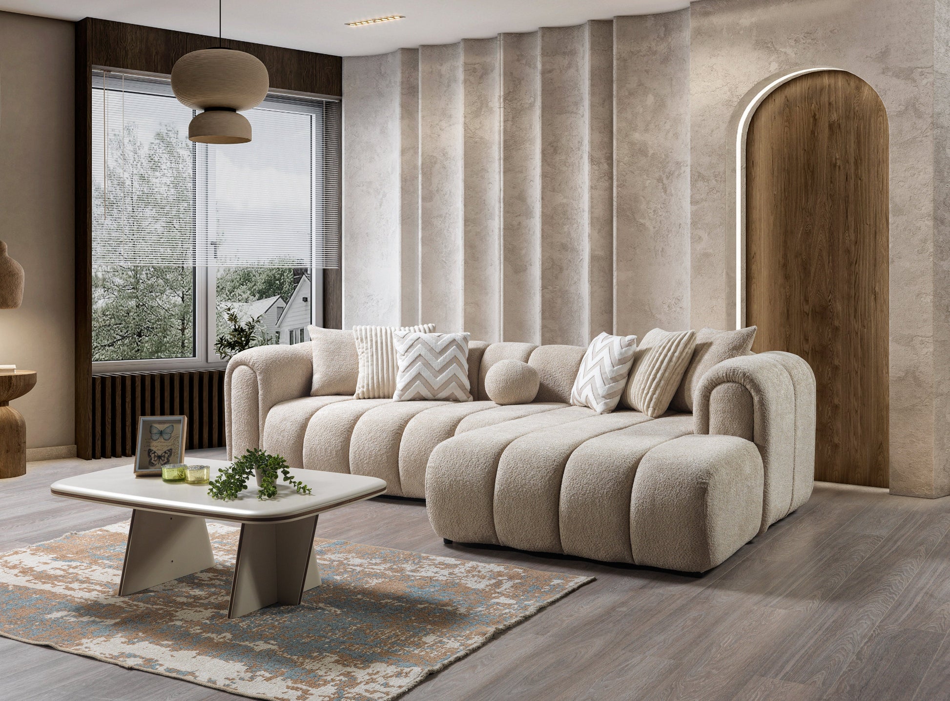 Lis Sand Boucle RAF Sectional