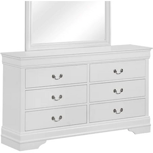 B3650 LOUIS PHILIP WHITE BEDROOM GROUP