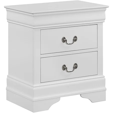 B3650 LOUIS PHILIP WHITE BEDROOM GROUP