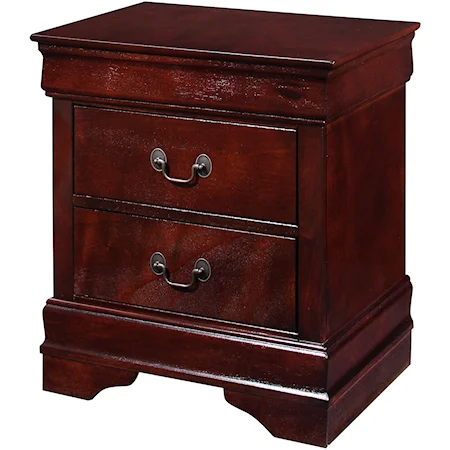 B3850 LOUIS PHILIP CHERRY BEDROOM GROUP