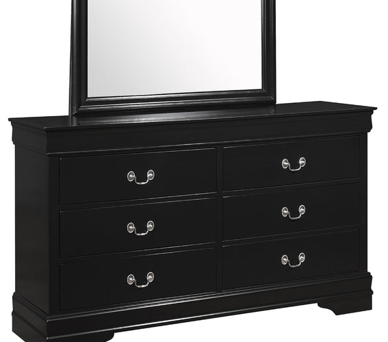 B3900 LOUIS PHILIP BLACK BEDROOM GROUP