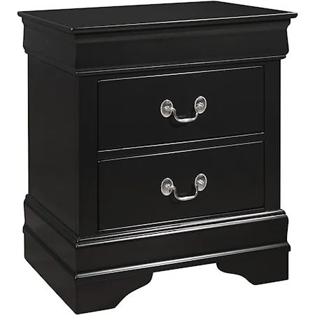 B3900 LOUIS PHILIP BLACK BEDROOM GROUP