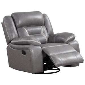 Luka Gray 3-Piece Reclining Living Room Set