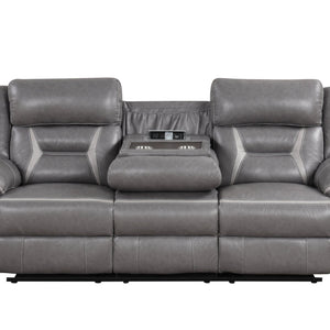 Luka Gray 3-Piece Reclining Living Room Set