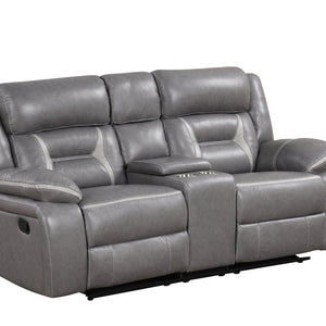 Luka Gray 3-Piece Reclining Living Room Set