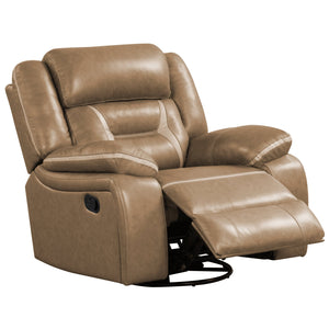 Luka Brown 3-Piece Reclining Living Room Set