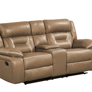 Luka Brown 3-Piece Reclining Living Room Set