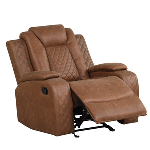 Luz Saddle 3-Piece Reclining Living Room Set