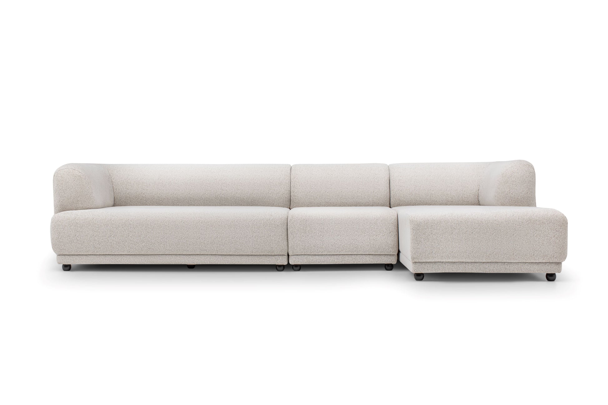 Lyna Ivory 3-Piece RAF Sectional