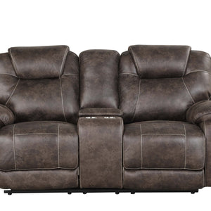 Madrid Chocolate 3-Piece Reclining Living Room Set