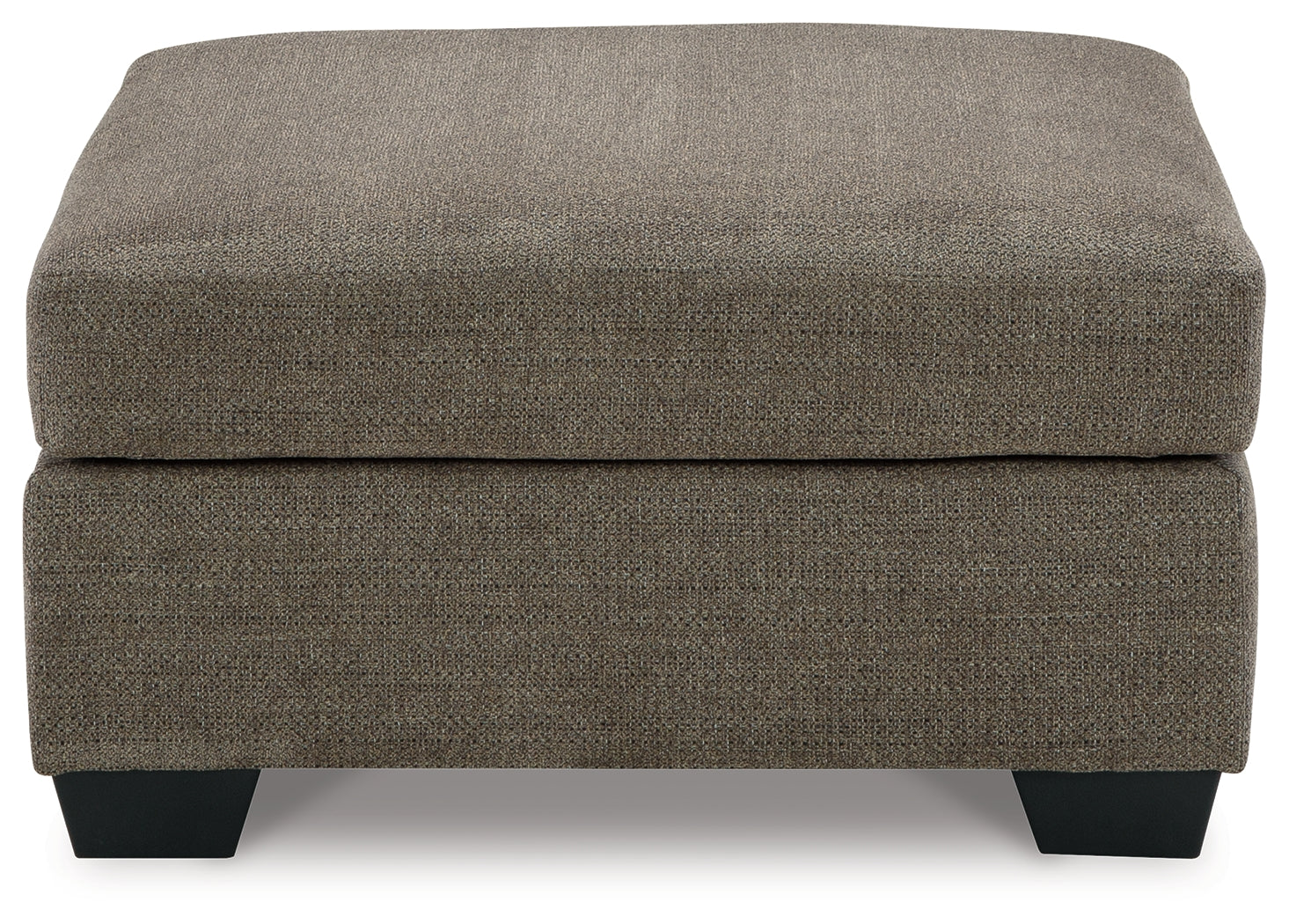 Mahoney 2-Piece Sectional with Ottoman in Chocolate