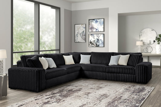 MARSHMALLOW Black OVERSIZED Sectional