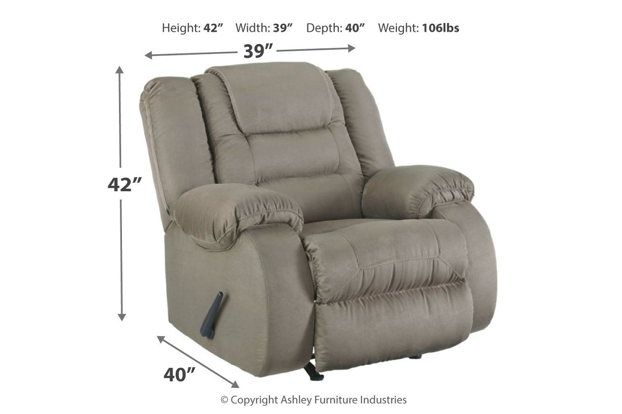 McCade Cobblestone Recliner