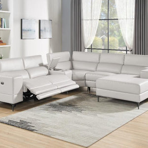 Milano Pearl 6-Piece Power Reclining Sectional