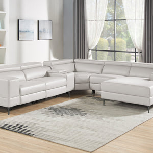 Milano Pearl 6-Piece Power Reclining Sectional