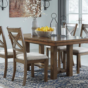 Moriville Grayish Brown Dining Extension Table