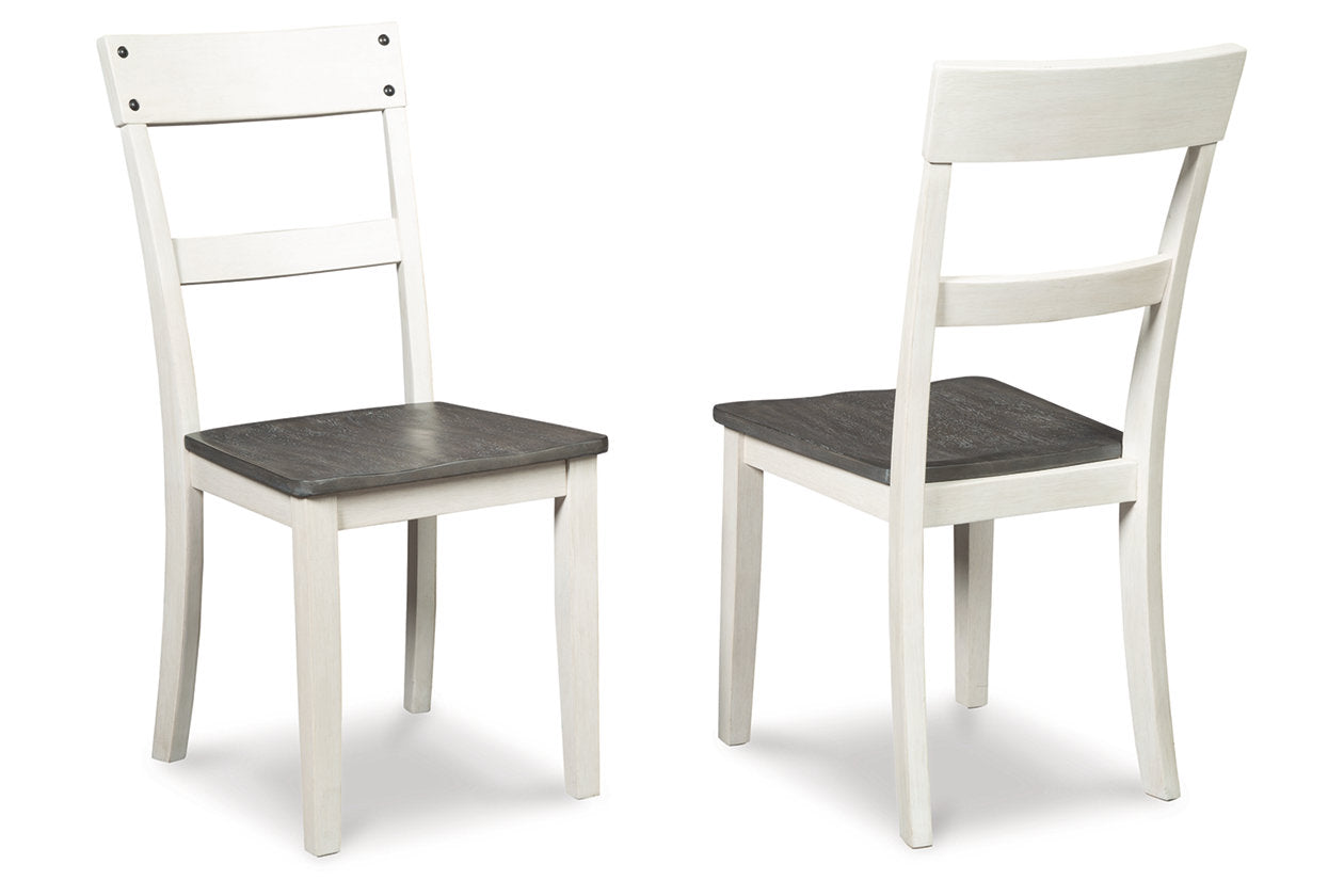 Nelling Two-tone Dining Chair, Set of 2