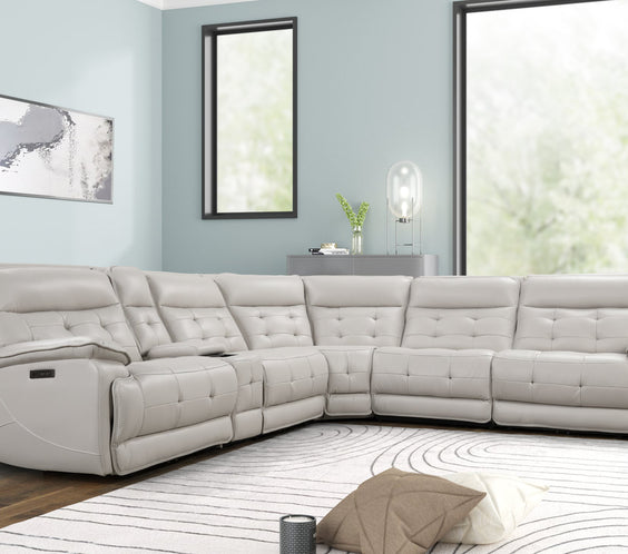Palma Sand- OVERSIZED Power Reclining Sectional