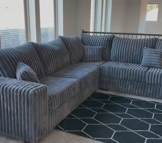 S320 Texan 4pcs Sectional Grey
