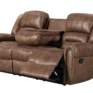 River Creek Brown 3-Piece Reclining Living Room Set