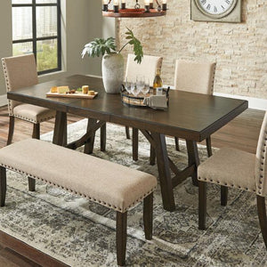 Rokane Brown Dining Extension Table