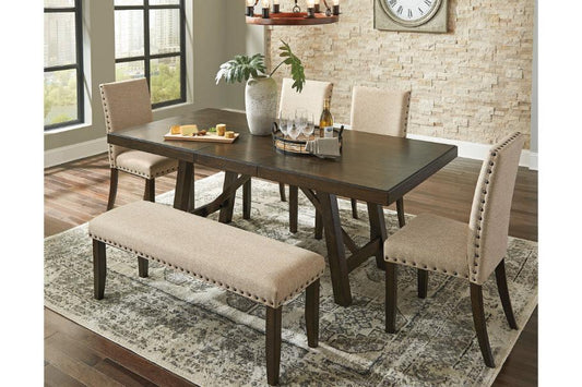 Rokane Brown Dining Extension Table