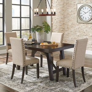 Rokane Brown Dining Extension Table